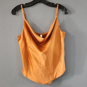 Glam Cowl-Neck Top/Size L